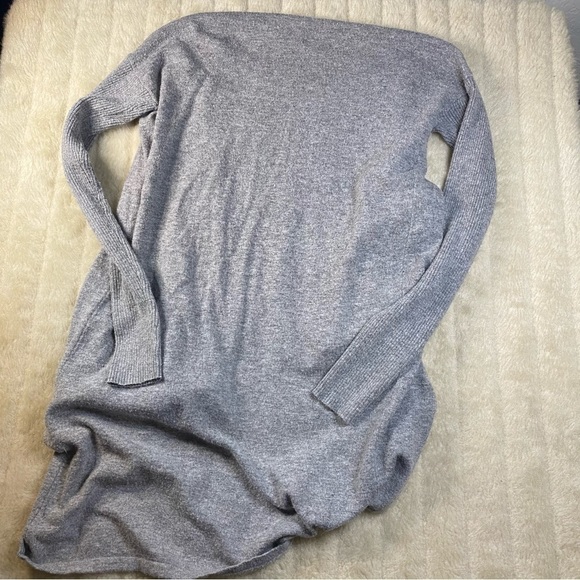 LUMIERE Open front sweater Gray small - Picture 8 of 9
